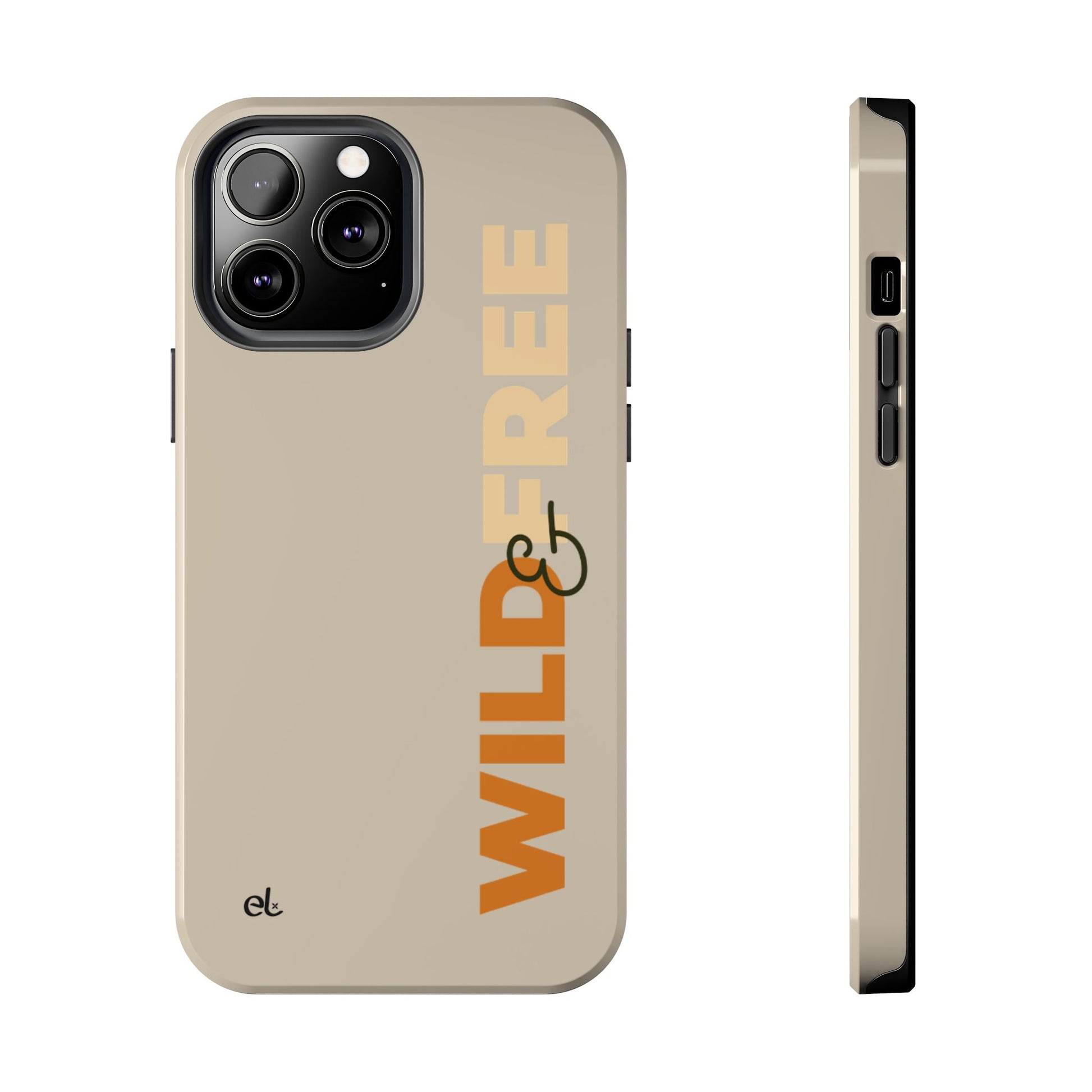 Wild & Free Phone Case Beige - African Wildlife Phone Cover - ELMUGO