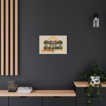 Savannah Geometry Canvas Art - African Geometric Print - ELMUGO