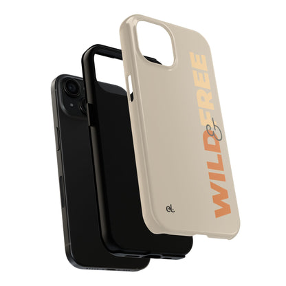 Wild & Free Phone Case Beige - African Wildlife Phone Cover - ELMUGO