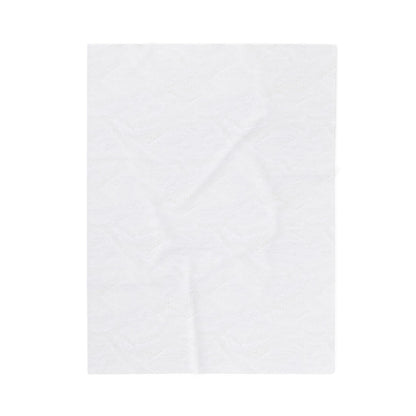 Savannah Geometry Plush Blanket Grey - African Art Throw Blanket - ELMUGO