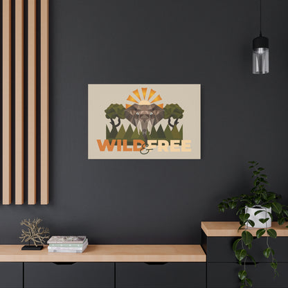 Savannah Geometry Canvas Art - African Geometric Print - ELMUGO
