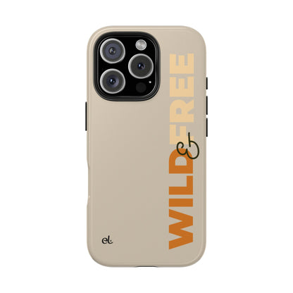 Wild & Free Phone Case Beige - African Wildlife Phone Cover - ELMUGO