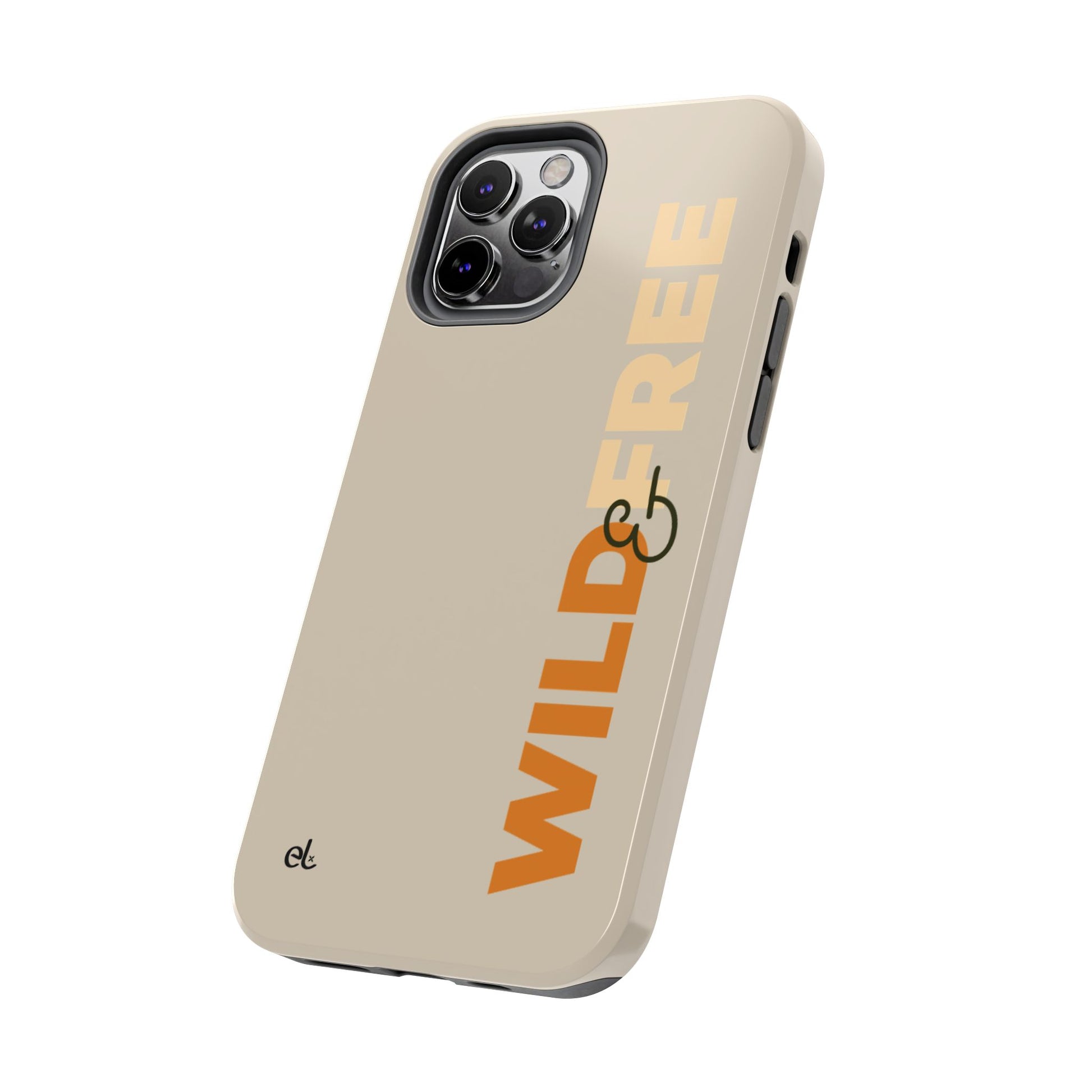 Wild & Free Phone Case Beige - African Wildlife Phone Cover - ELMUGO
