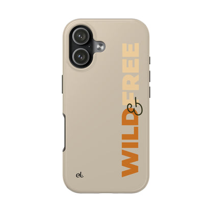 Wild & Free Phone Case Beige - African Wildlife Phone Cover - ELMUGO