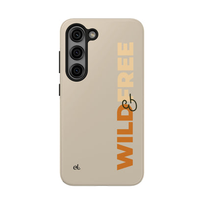 Wild & Free Phone Case Beige - African Wildlife Phone Cover - ELMUGO
