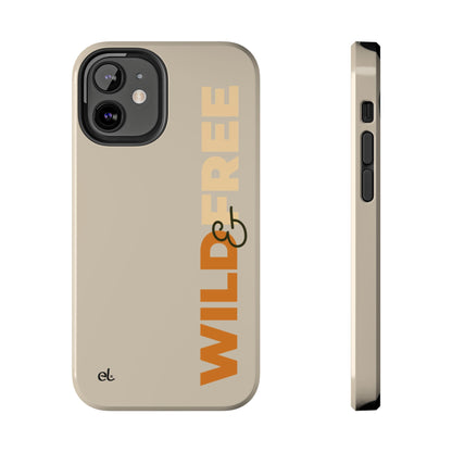 Wild & Free Phone Case Beige - African Wildlife Phone Cover - ELMUGO