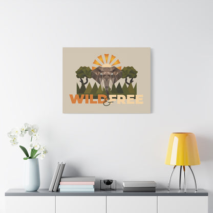 Savannah Geometry Canvas Art - African Geometric Print - ELMUGO