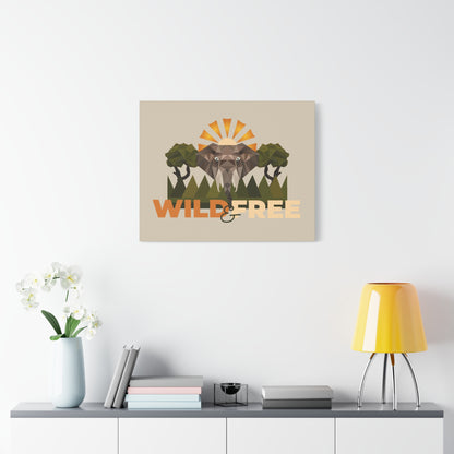Savannah Geometry Canvas Art - African Geometric Print - ELMUGO