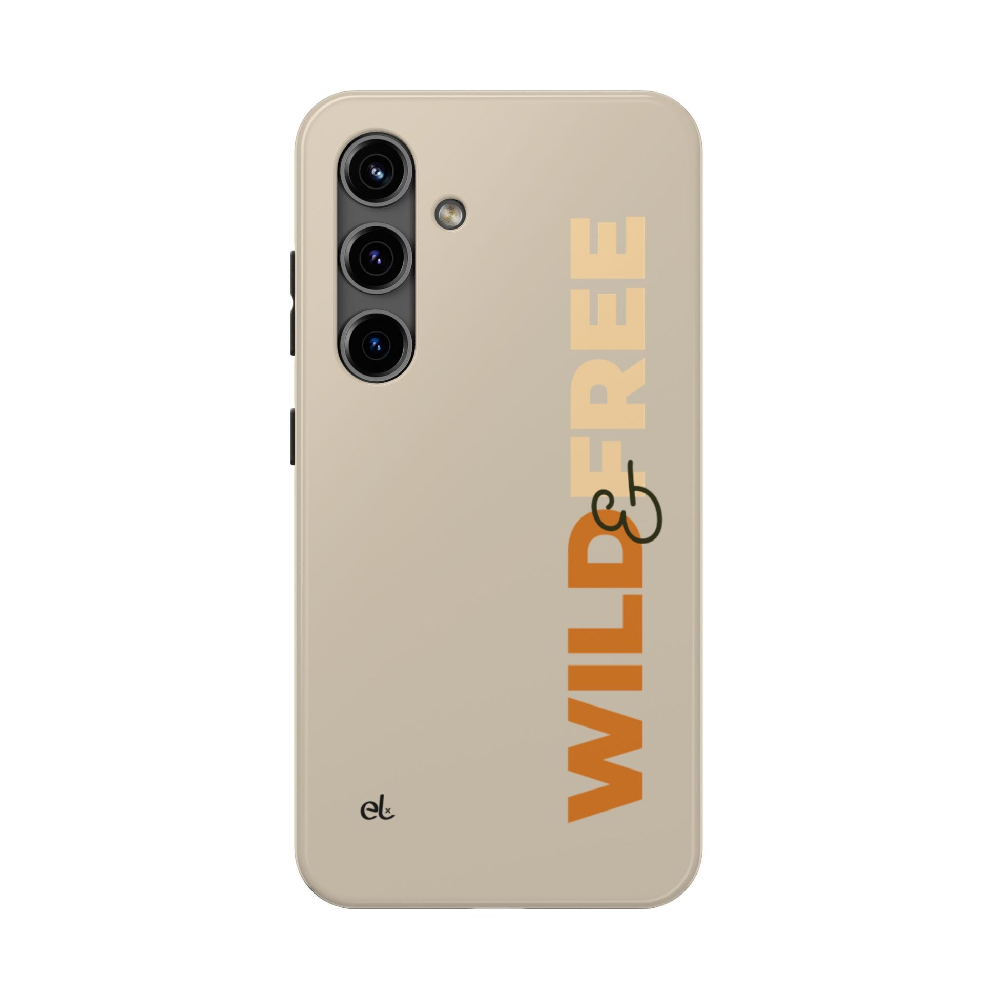 Wild & Free Phone Case Beige - African Wildlife Phone Cover - ELMUGO