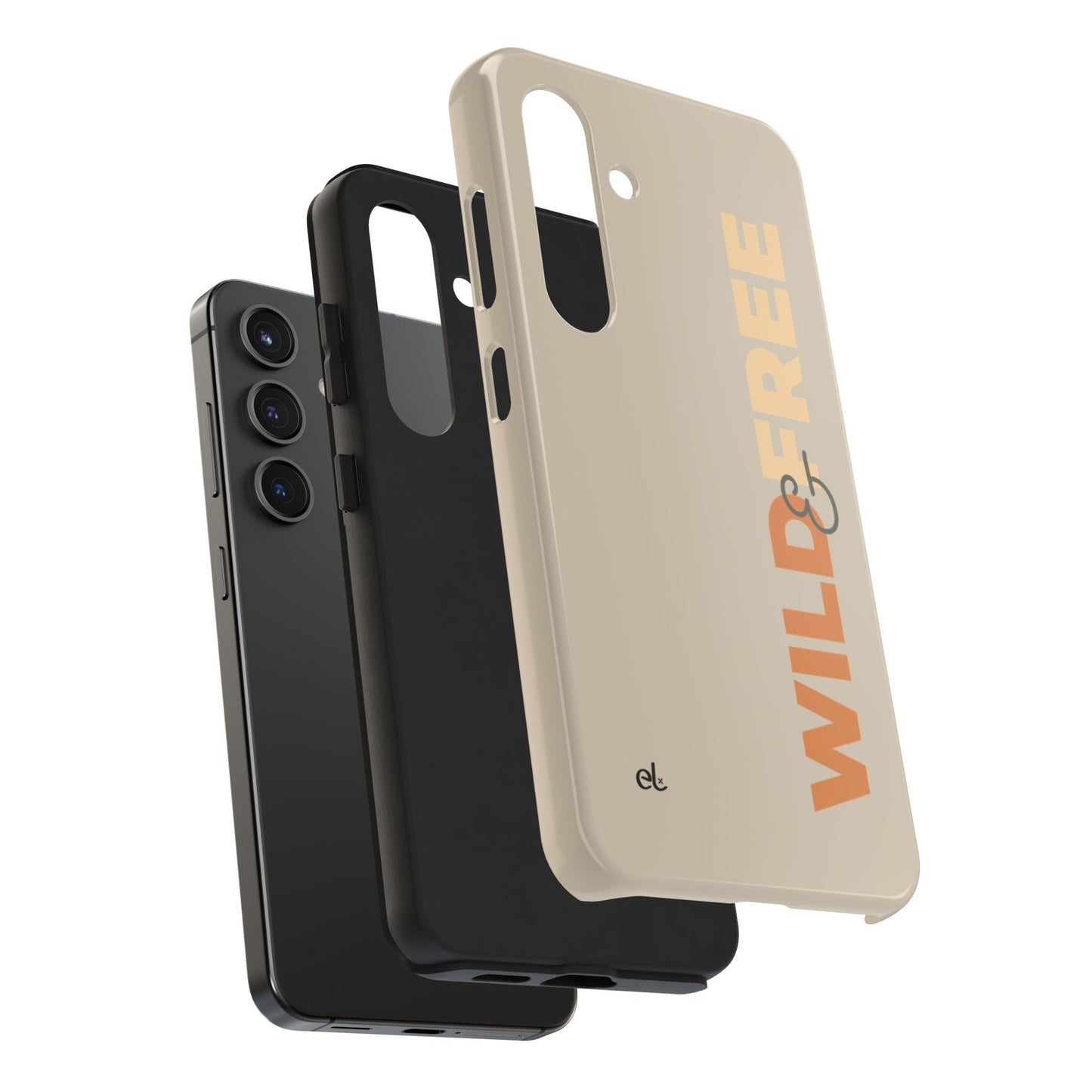 Wild & Free Phone Case Beige - African Wildlife Phone Cover - ELMUGO