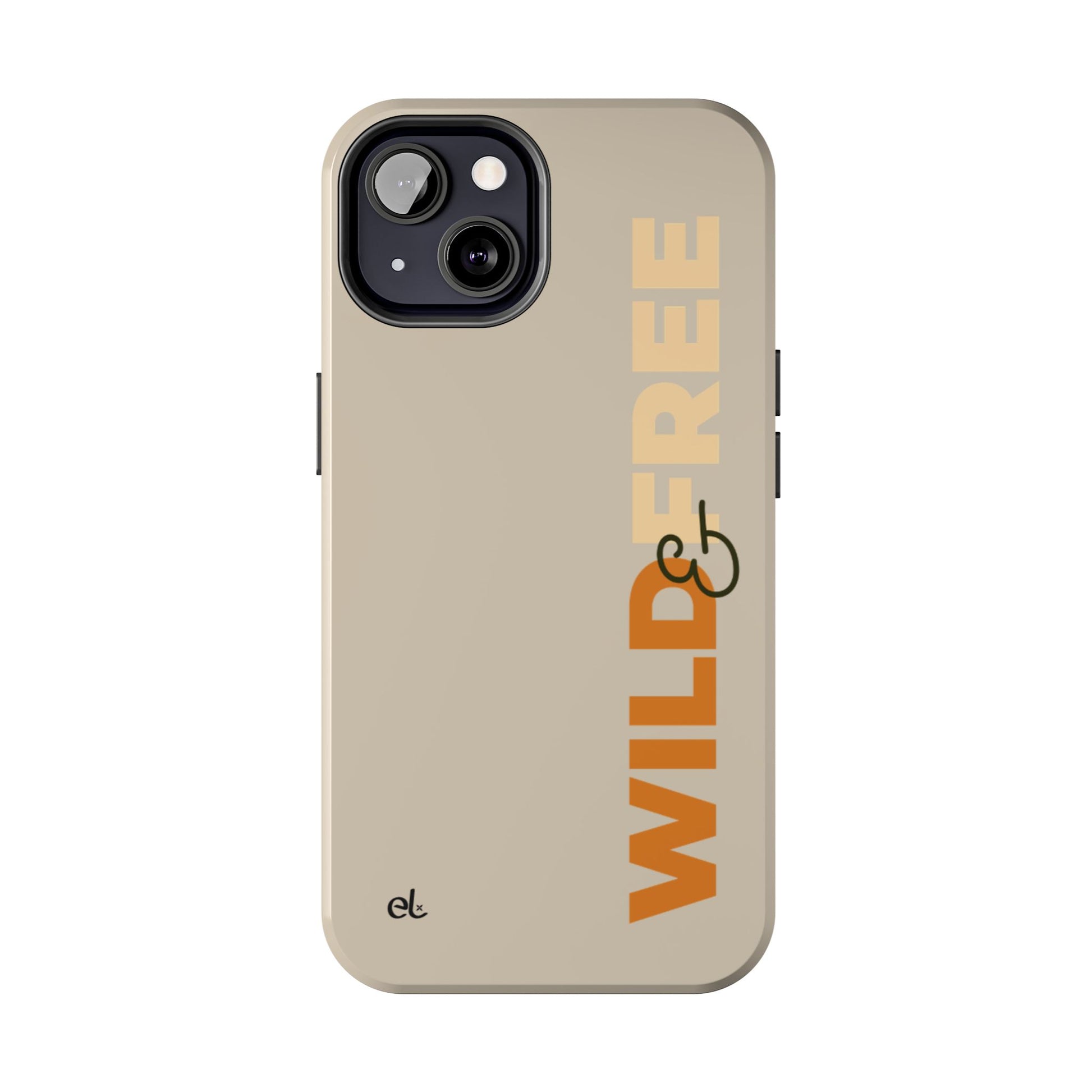 Wild & Free Phone Case Beige - African Wildlife Phone Cover - ELMUGO