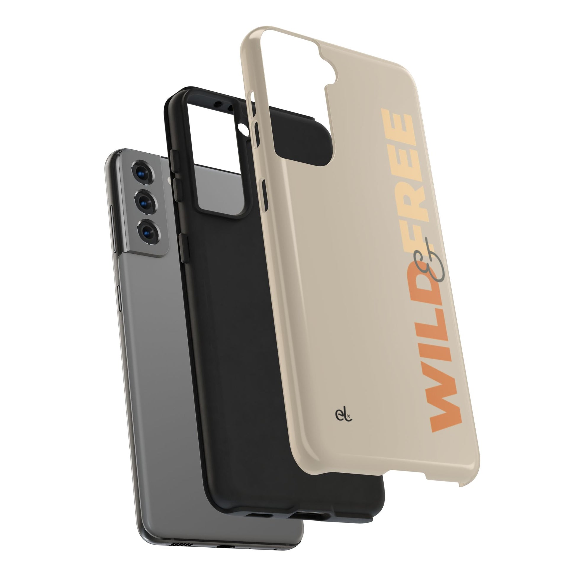 Wild & Free Phone Case Beige - African Wildlife Phone Cover - ELMUGO