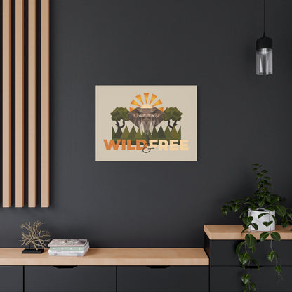 Savannah Geometry Canvas Art - African Geometric Print - ELMUGO