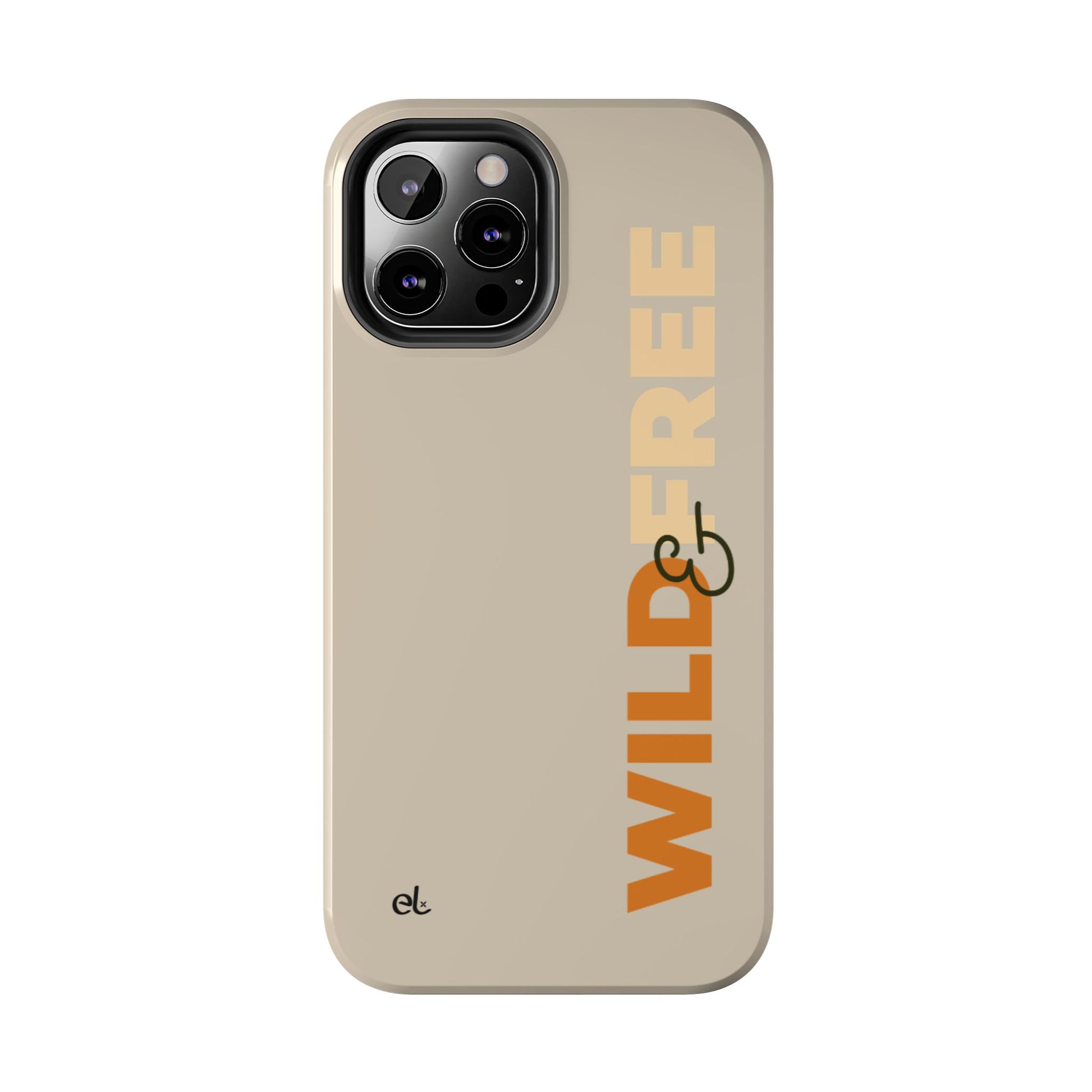 Wild & Free Phone Case Beige - African Wildlife Phone Cover - ELMUGO
