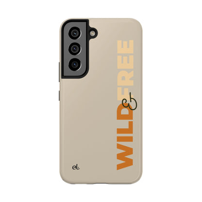Wild & Free Phone Case Beige - African Wildlife Phone Cover - ELMUGO