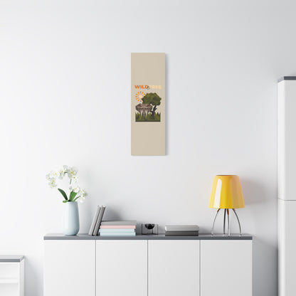 Savannah Geometry Canvas Art Vertical - African Geometric Print - ELMUGO
