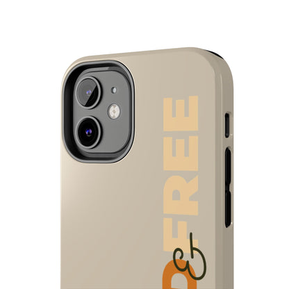 Wild & Free Phone Case Beige - African Wildlife Phone Cover - ELMUGO