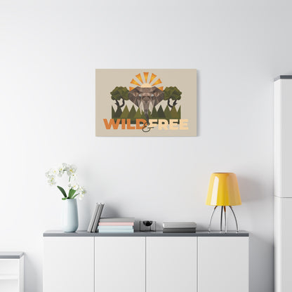 Savannah Geometry Canvas Art - African Geometric Print - ELMUGO