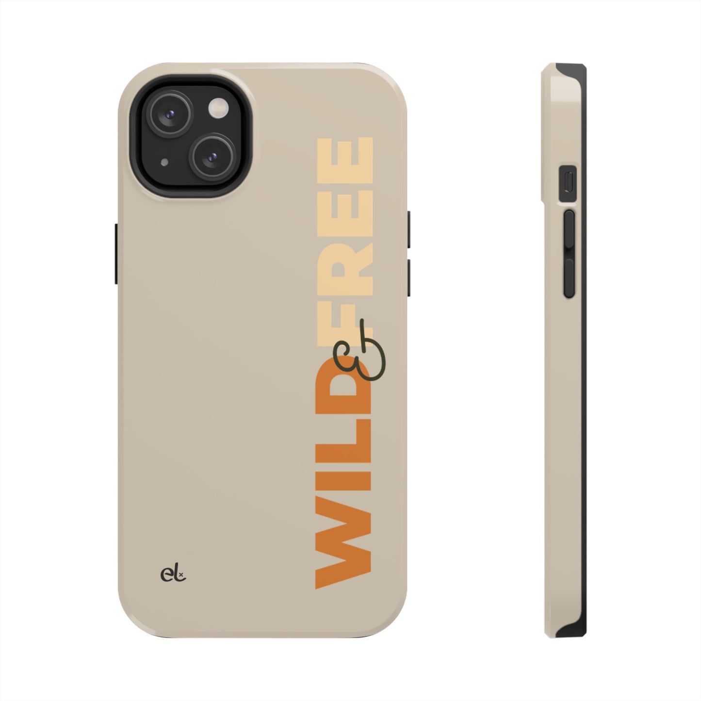 Wild & Free Phone Case Beige - African Wildlife Phone Cover - ELMUGO