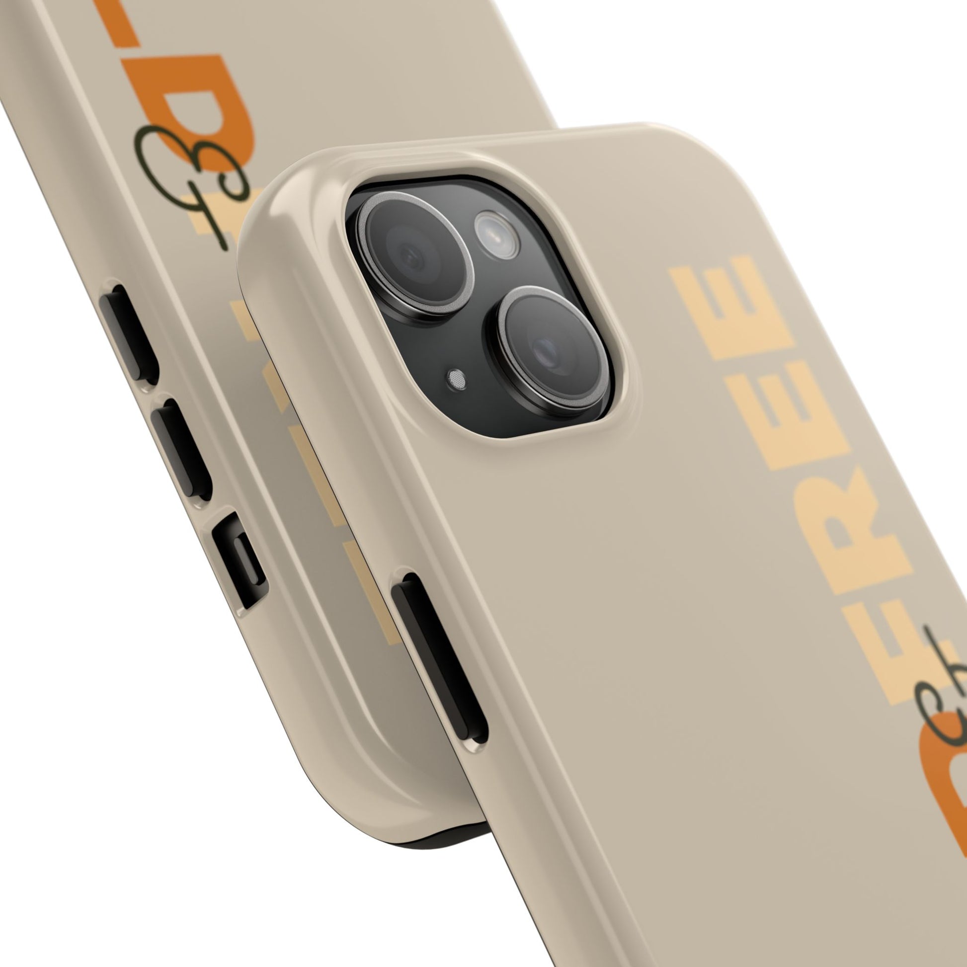 Wild & Free Phone Case Beige - African Wildlife Phone Cover - ELMUGO