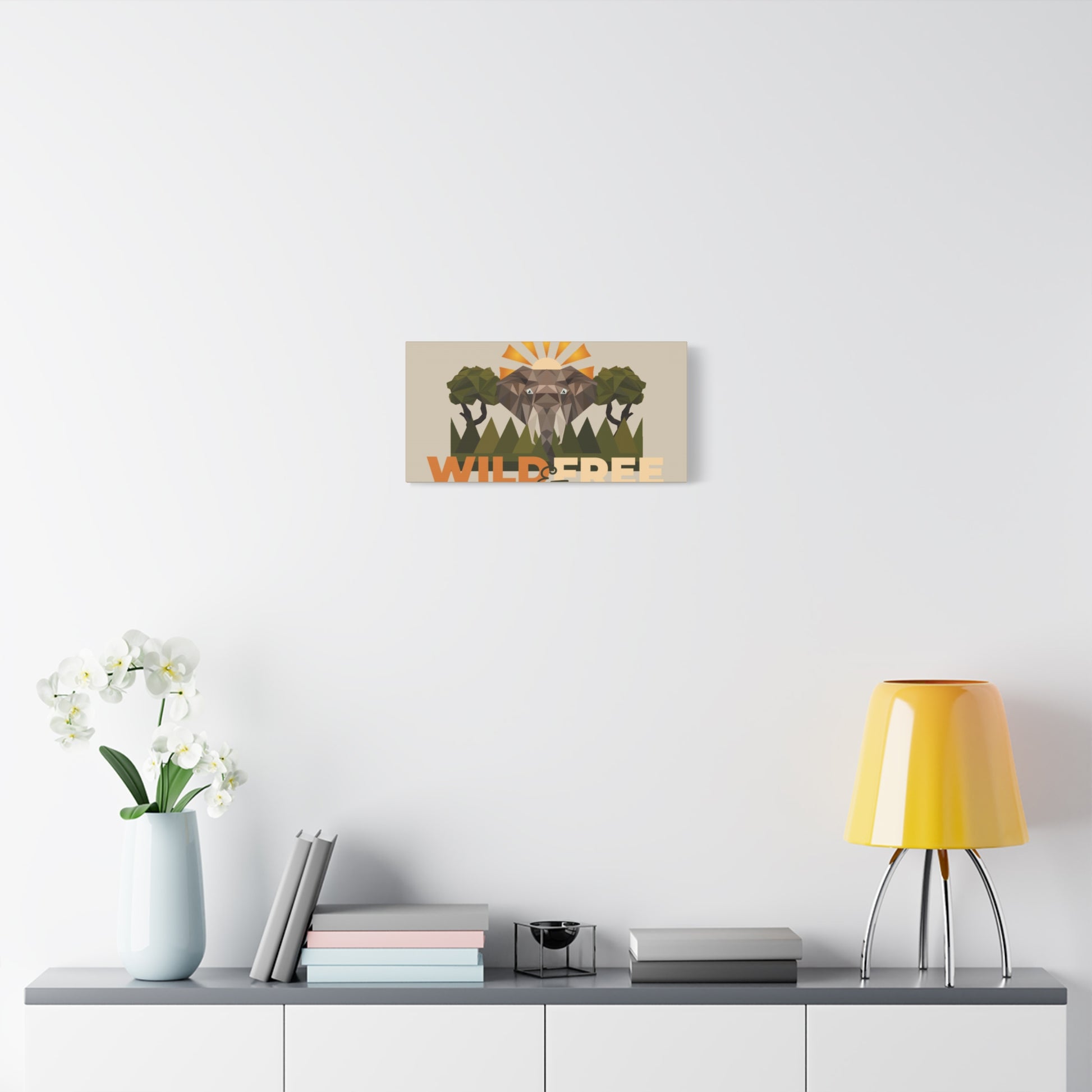 Savannah Geometry Canvas Art - African Geometric Print - ELMUGO