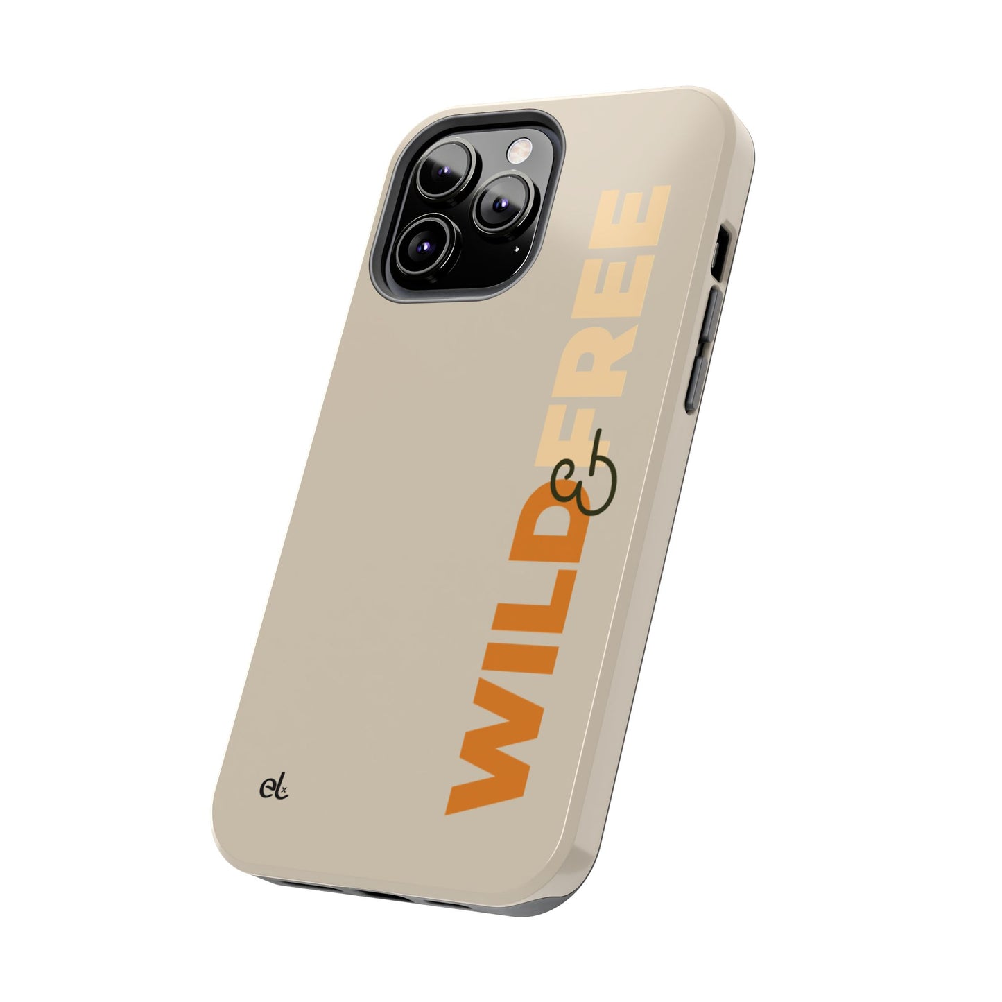 Wild & Free Phone Case Beige - African Wildlife Phone Cover - ELMUGO
