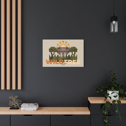 Savannah Geometry Canvas Art - African Geometric Print - ELMUGO