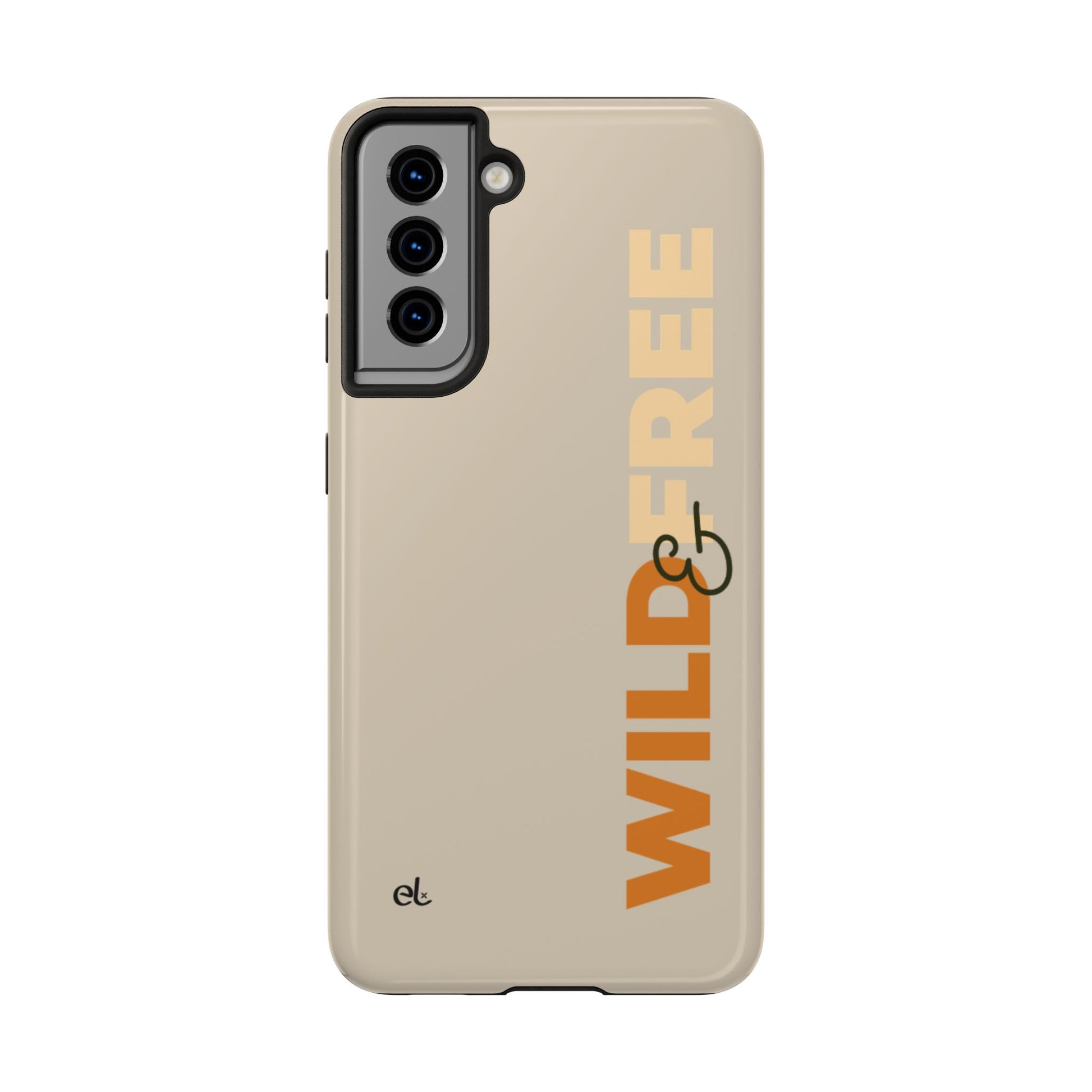Wild & Free Phone Case Beige - African Wildlife Phone Cover - ELMUGO