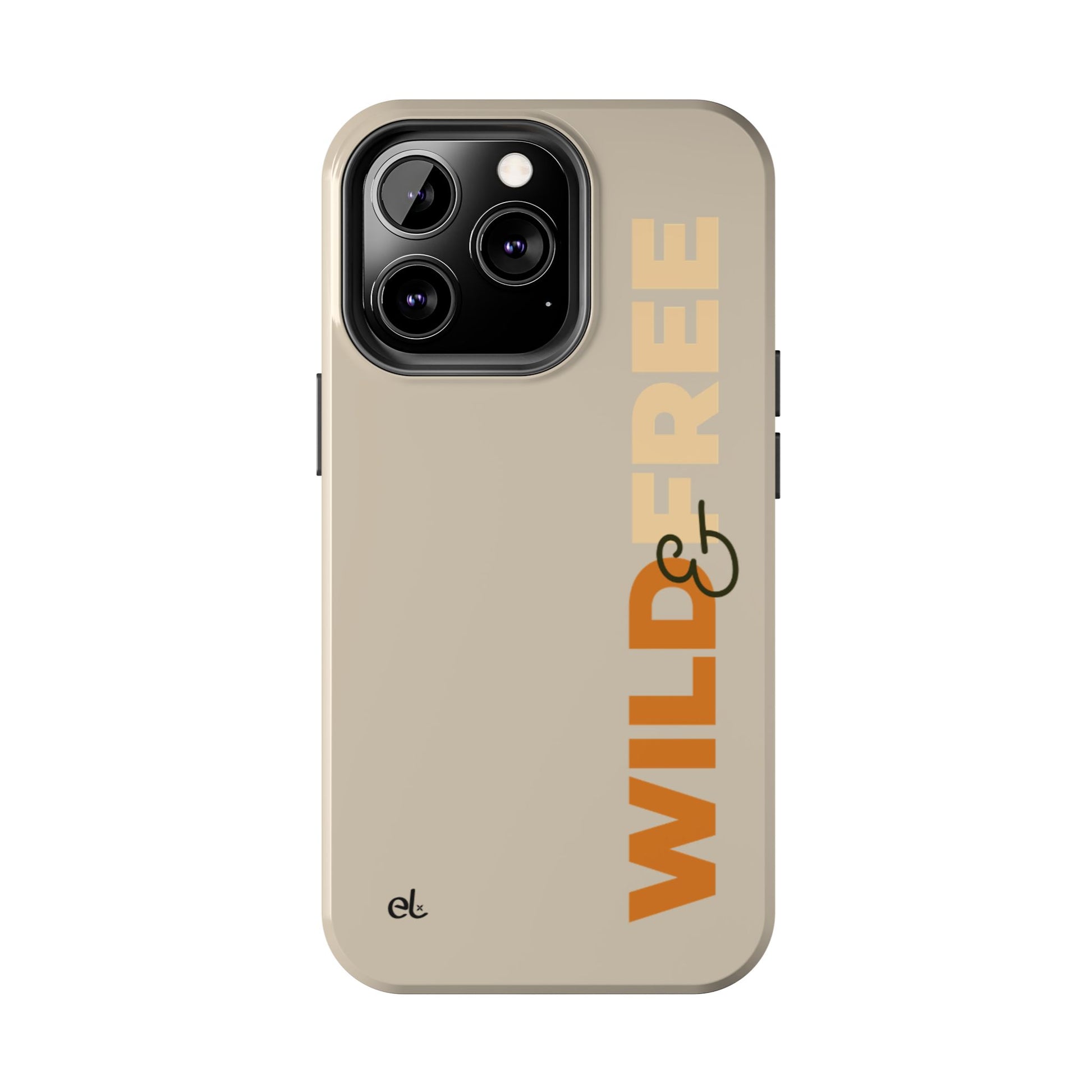 Wild & Free Phone Case Beige - African Wildlife Phone Cover - ELMUGO