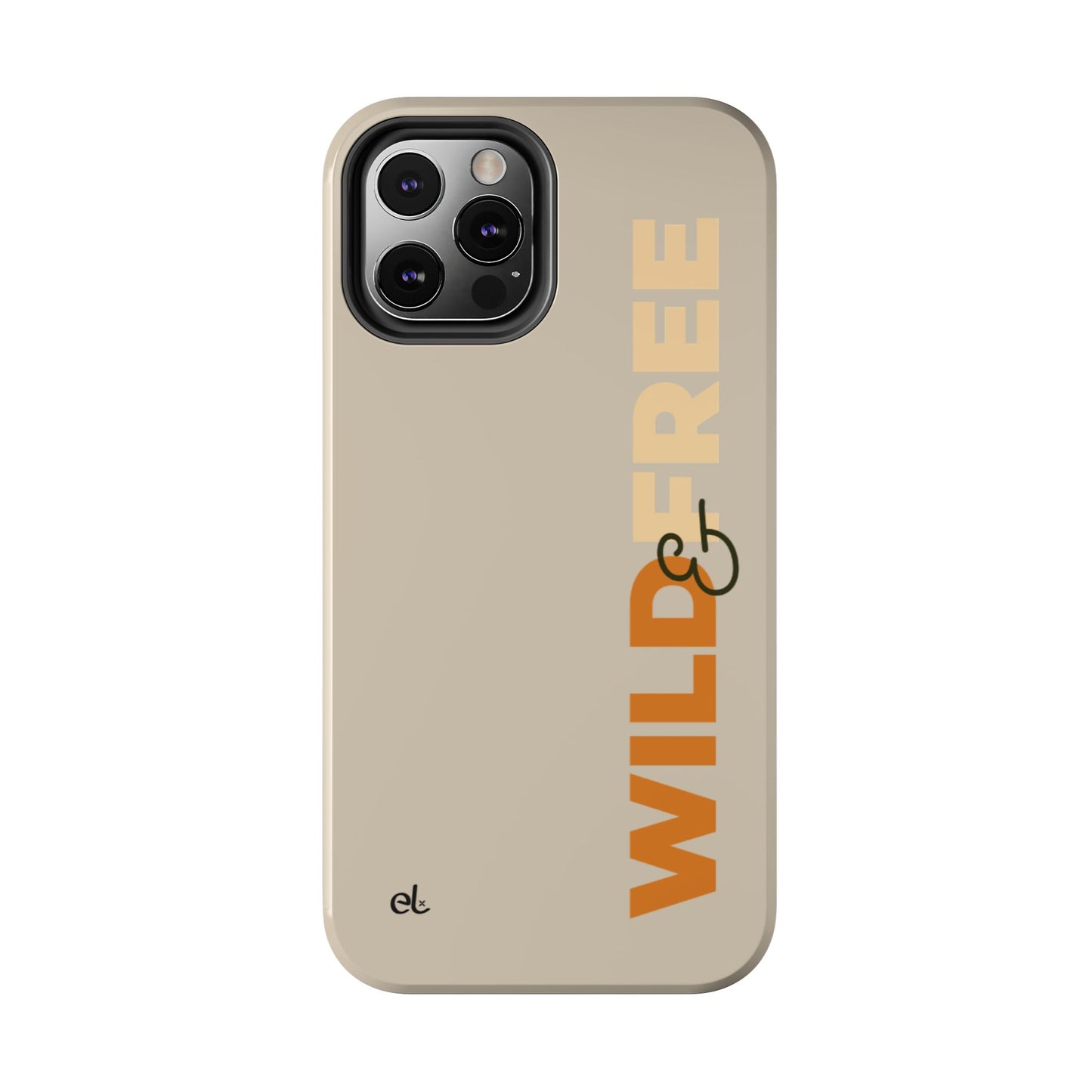 Wild & Free Phone Case Beige - African Wildlife Phone Cover - ELMUGO
