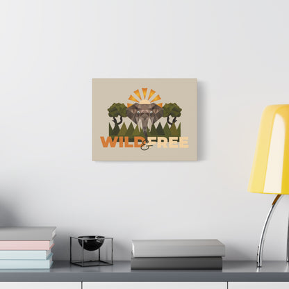Savannah Geometry Canvas Art - African Geometric Print - ELMUGO