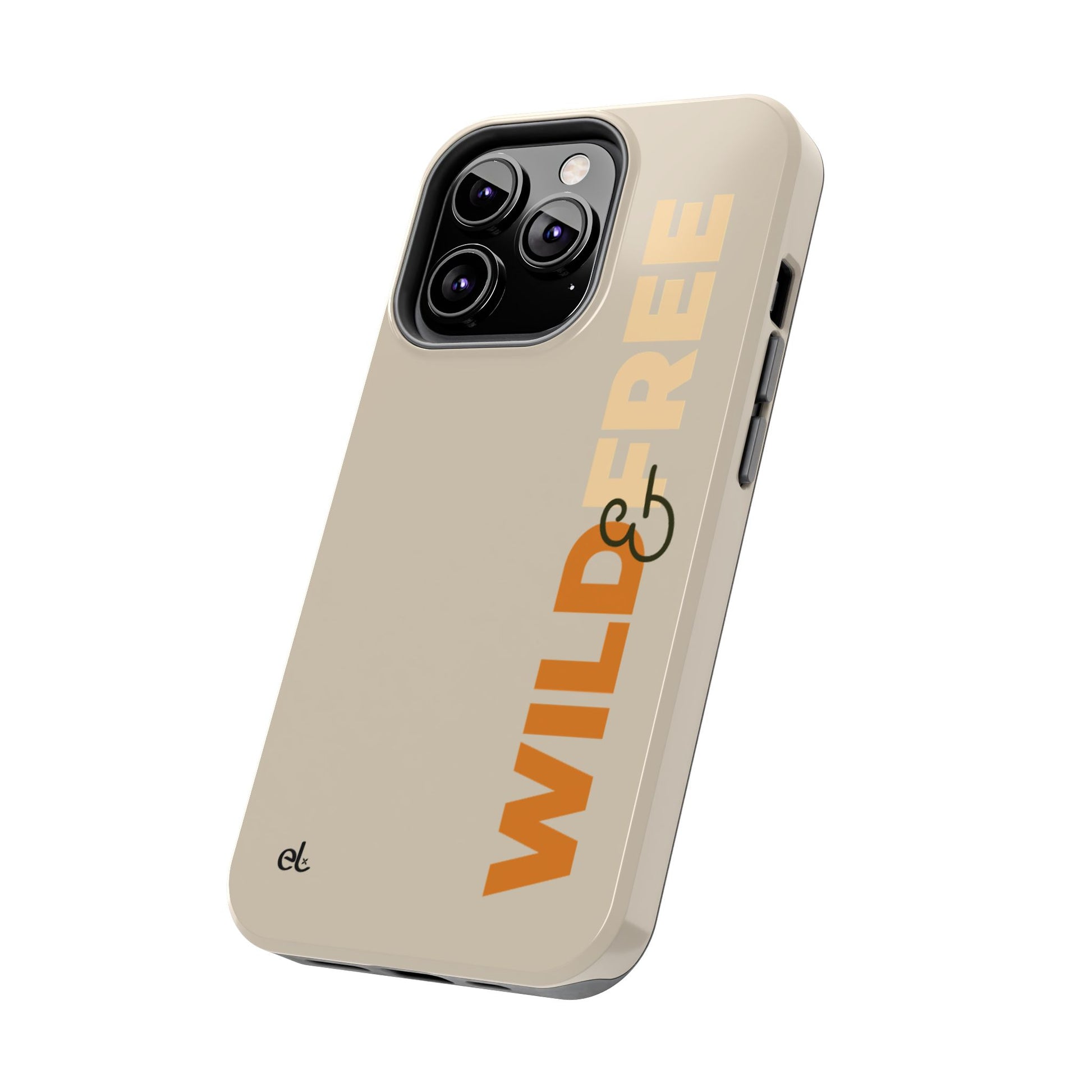 Wild & Free Phone Case Beige - African Wildlife Phone Cover - ELMUGO