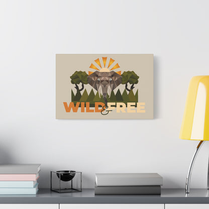 Savannah Geometry Canvas Art - African Geometric Print - ELMUGO