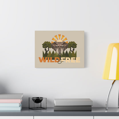 Savannah Geometry Canvas Art - African Geometric Print - ELMUGO
