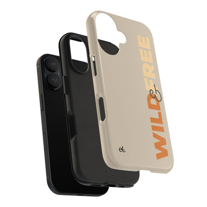 Wild & Free Phone Case Beige - African Wildlife Phone Cover - ELMUGO