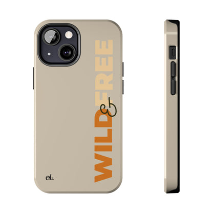 Wild & Free Phone Case Beige - African Wildlife Phone Cover - ELMUGO