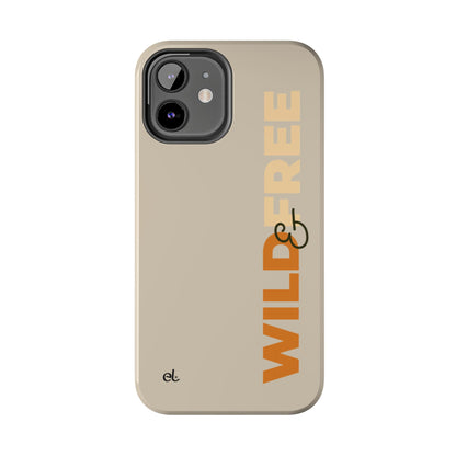 Wild & Free Phone Case Beige - African Wildlife Phone Cover - ELMUGO