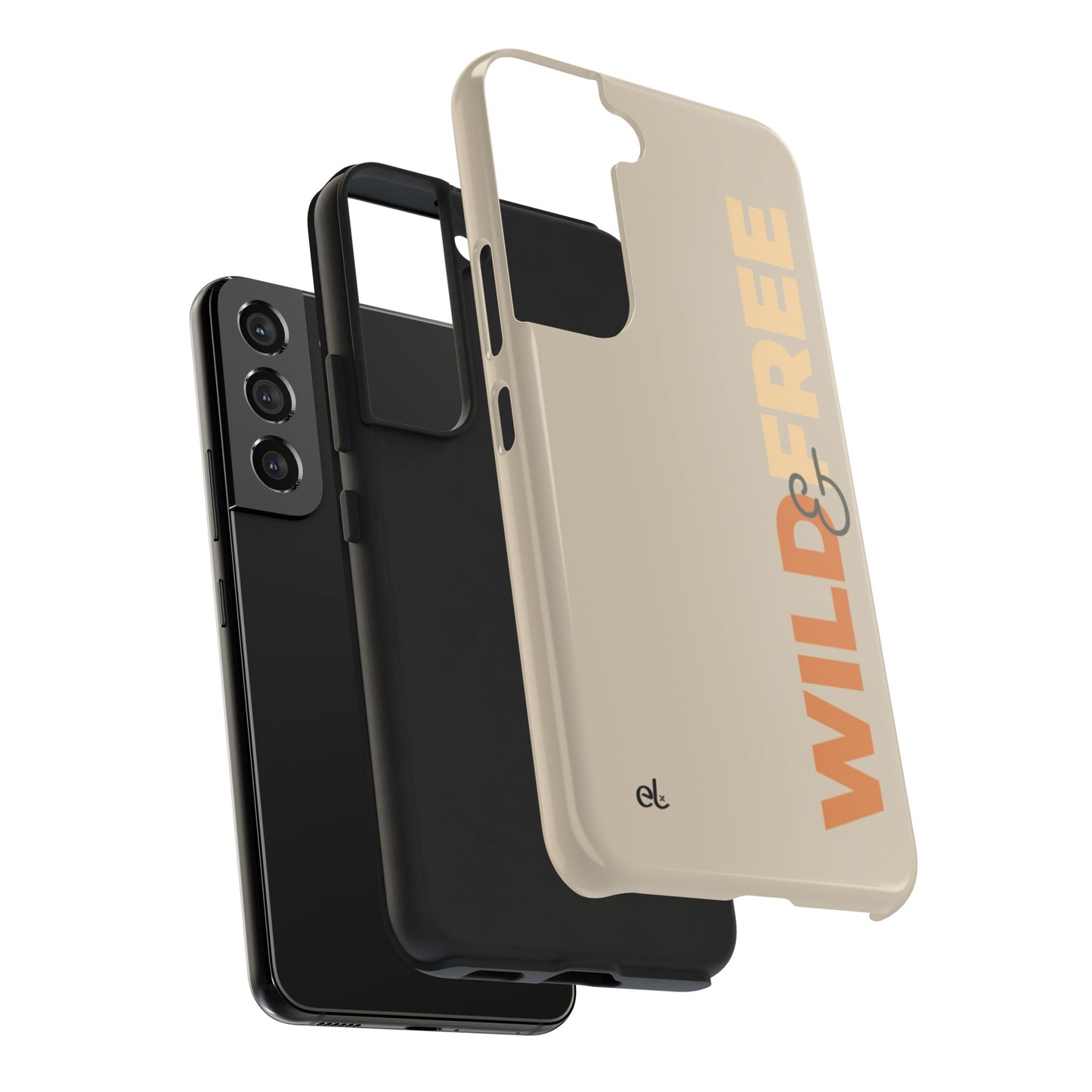 Wild & Free Phone Case Beige - African Wildlife Phone Cover - ELMUGO