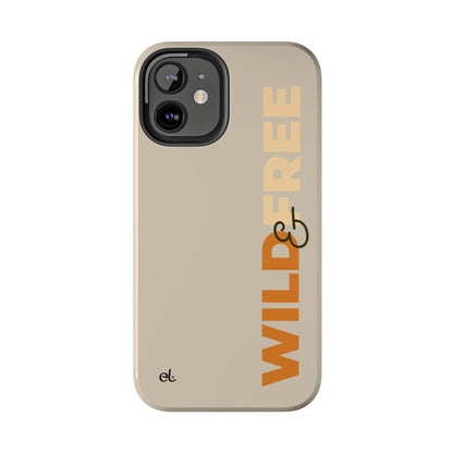 Wild & Free Phone Case Beige - African Wildlife Phone Cover - ELMUGO