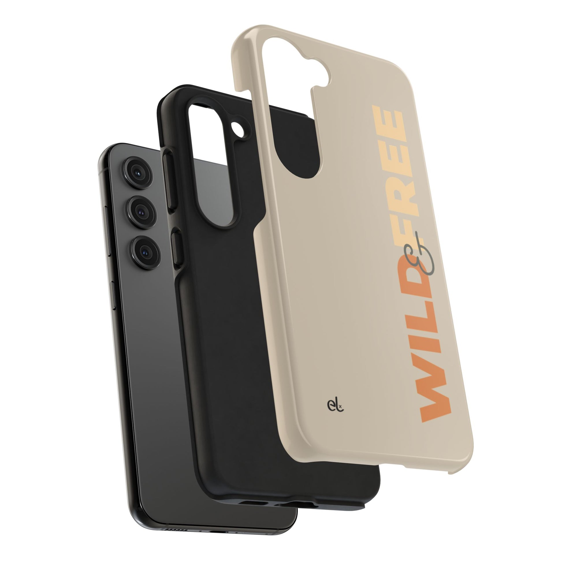 Wild & Free Phone Case Beige - African Wildlife Phone Cover - ELMUGO