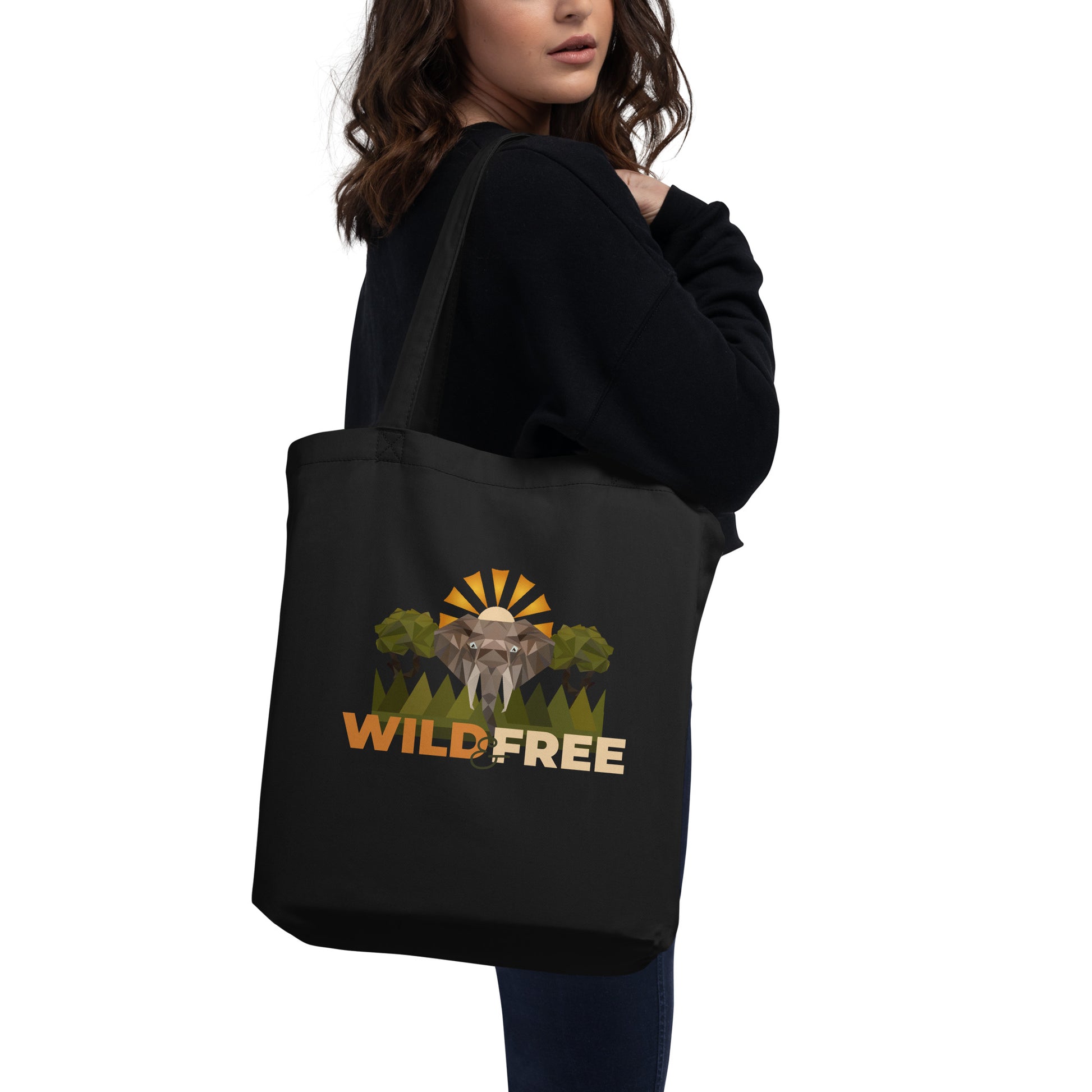 Roaming Giant Tote Bag - Bold Safari Tote - ELMUGO