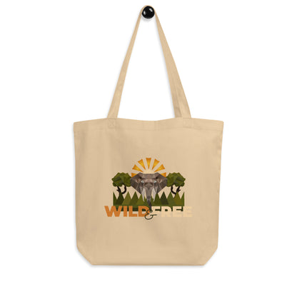 Roaming Giant Tote Bag - Bold Safari Tote - ELMUGO