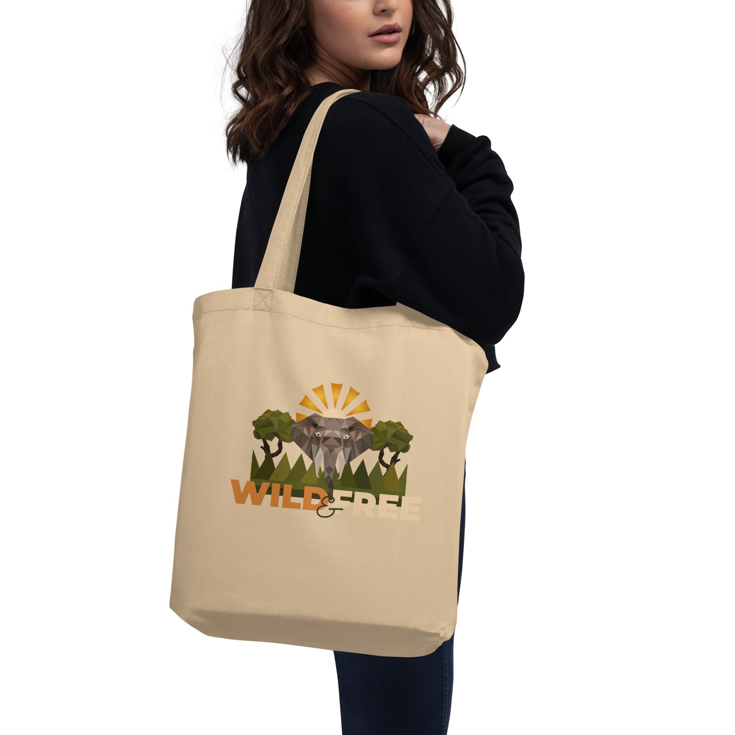 Roaming Giant Tote Bag - Bold Safari Tote - ELMUGO