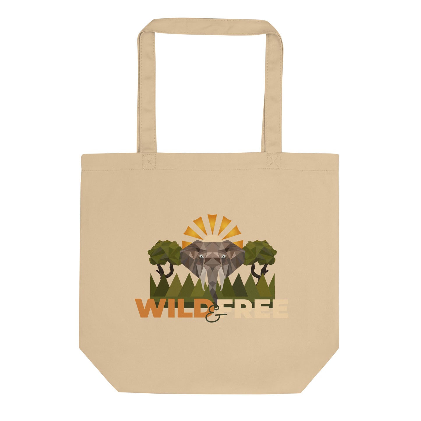 Roaming Giant Tote Bag - Elephant Graphic Tote - ELMUGO