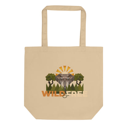 Wild & Free Tote Bag - Safari Tote Bag - ELMUGO