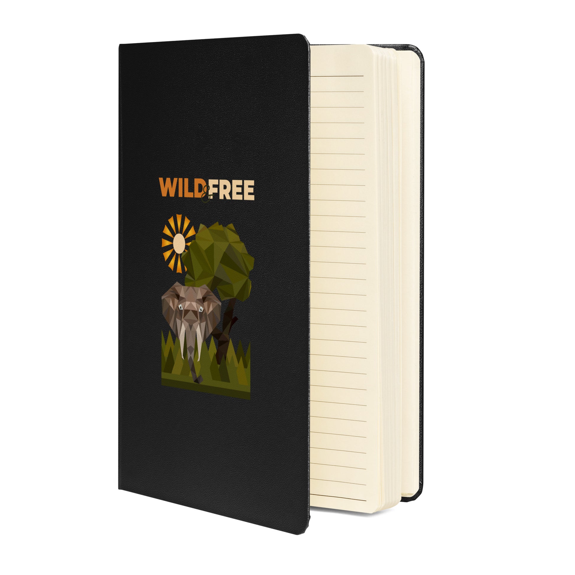Wild & Free Hardcover Journal - Safari Inspired Journal - ELMUGO