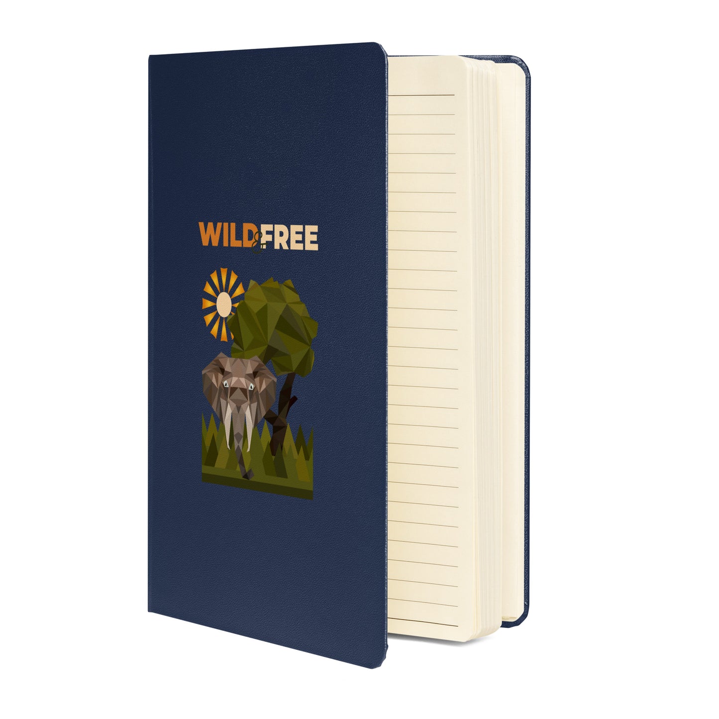 Wild & Free Hardcover Journal - Safari Inspired Journal - ELMUGO