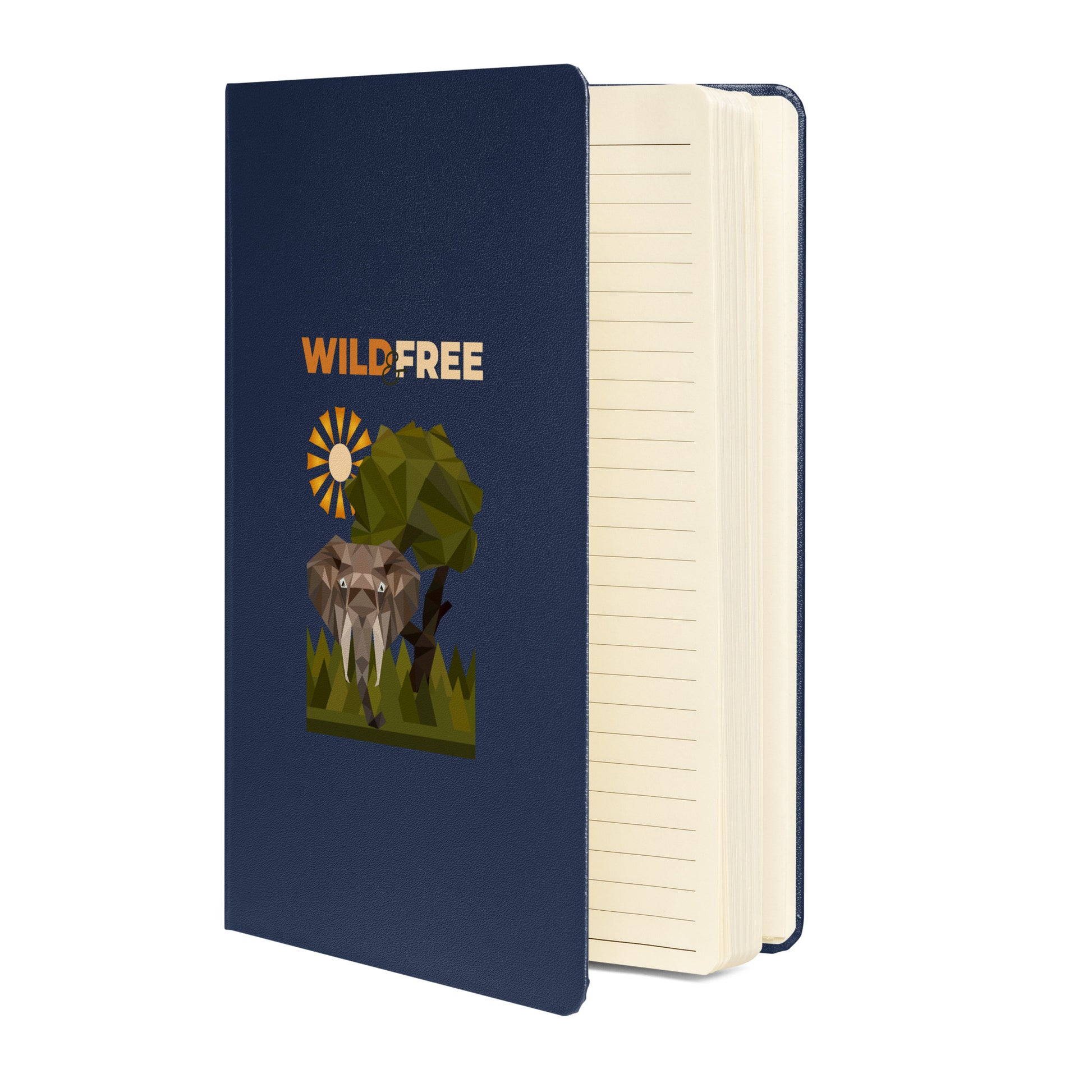 Wild & Free Hardcover Journal - Safari Inspired Journal - ELMUGO