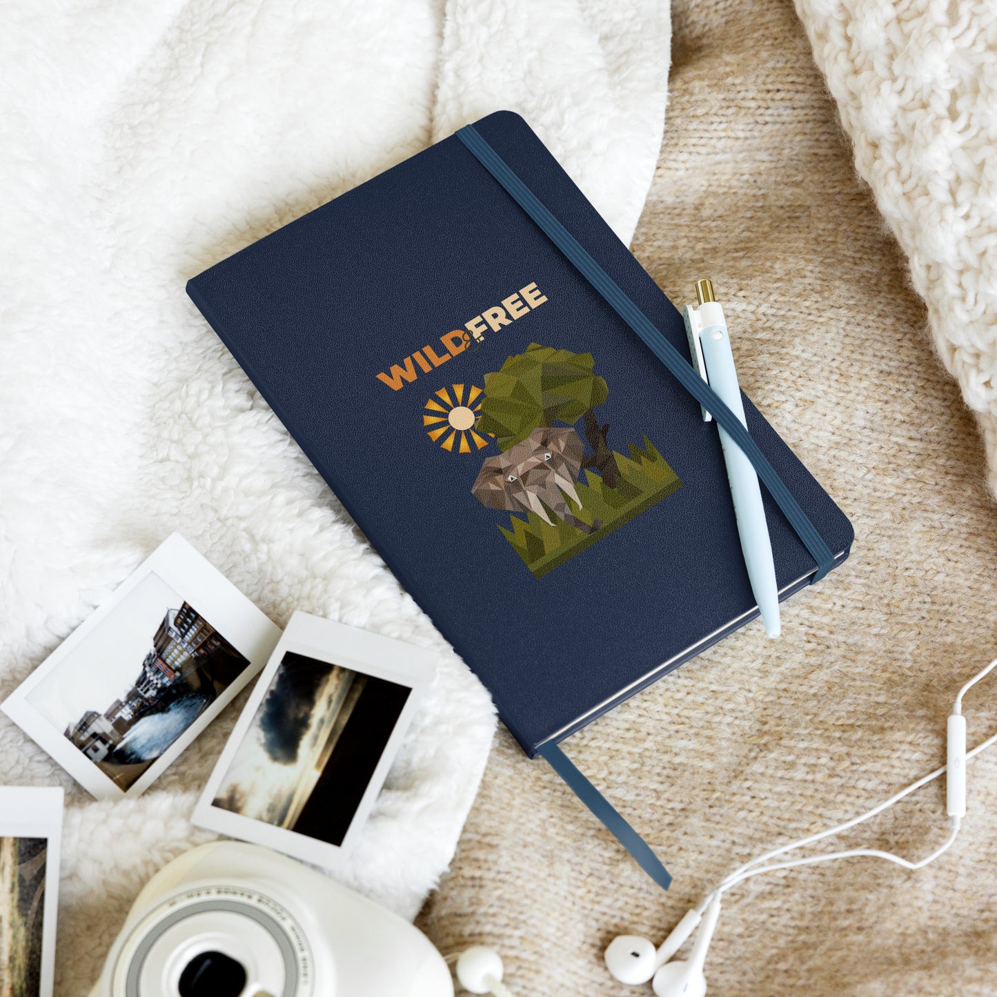 Wild & Free Hardcover Journal - Safari Inspired Journal - ELMUGO