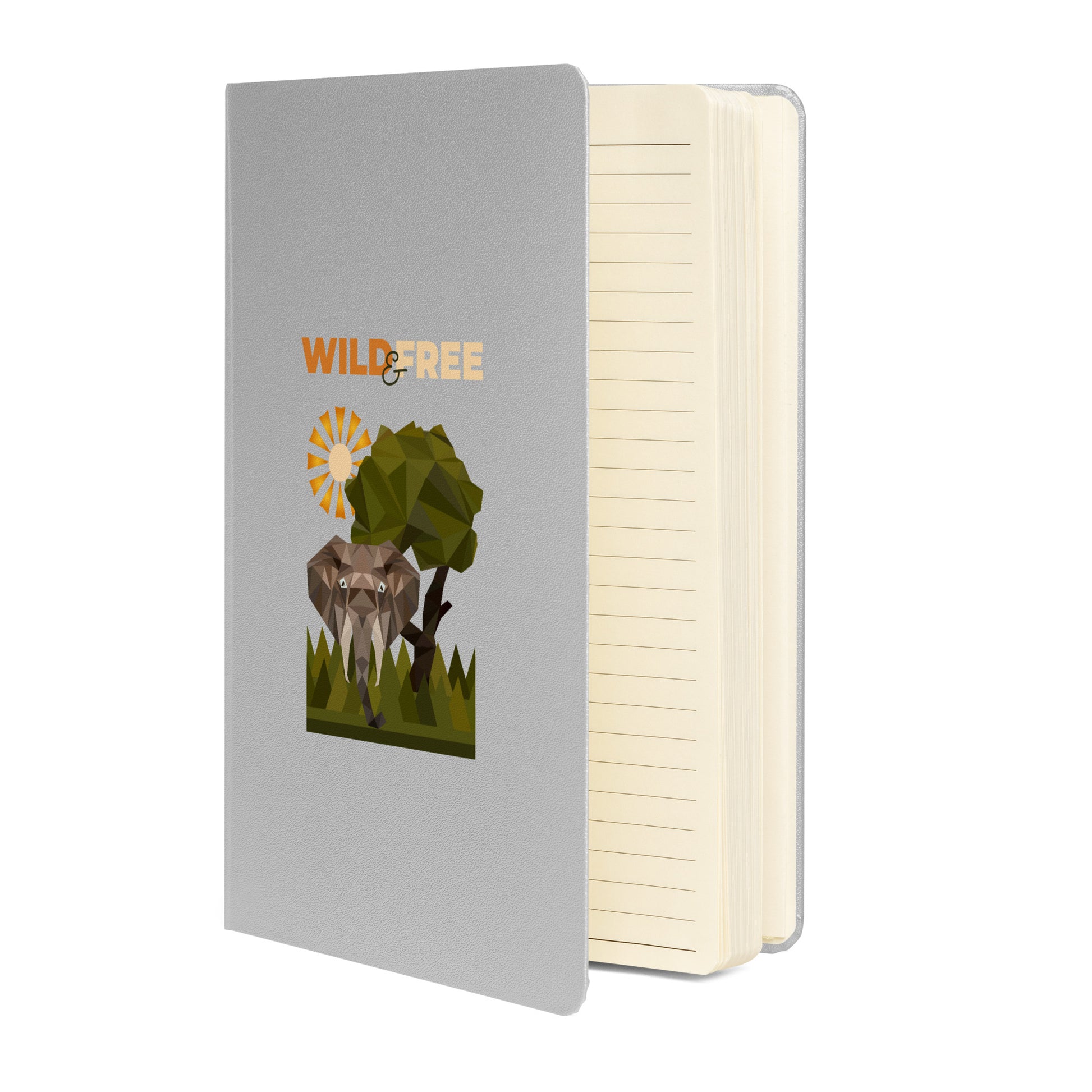 Wild & Free Hardcover Journal - Safari Inspired Journal - ELMUGO